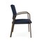 Lesro Newport Wide Guest Chair Metal Frame, Bronze, RF Blueberry Upholstery NP1201 - alternate 3